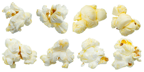 istock Tasty popcorn close up set isolated on white background 2234398535