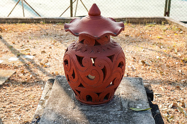 istock Lanna Style Clay Lantern  Close View 2234407673