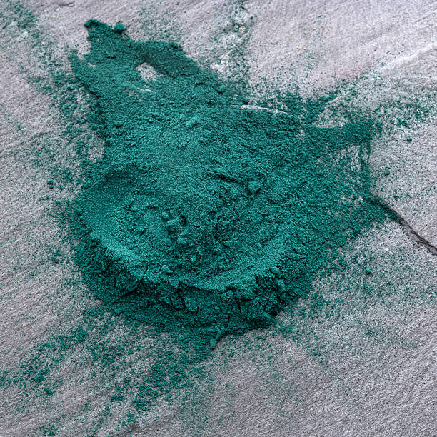 istock Spirulina is a blue green algae - Healthy dietary supplement powder 2234408720