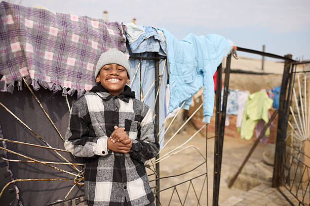 Portrait of happy malagasy boy