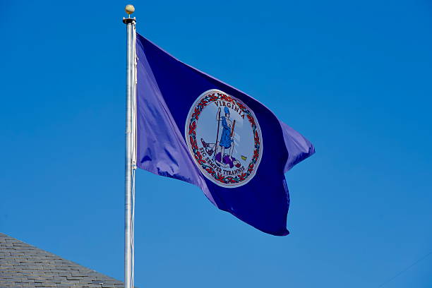 istock Virginia State Flag on a Flagpole, Herndon, Virginia (USA) 2234421496