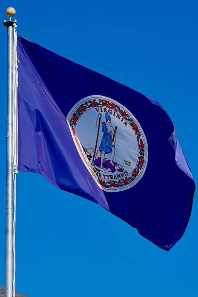 istock Virginia State Flag on a Flagpole, Herndon, Virginia (USA) 2234421504