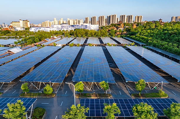 Solar photovoltaic parking shed