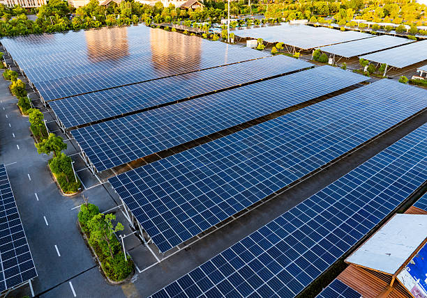 istock Solar photovoltaic parking shed 2234424154