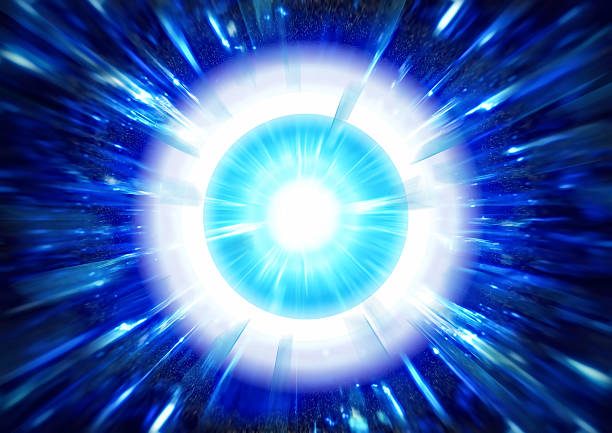 istock 3d illustration of abstract blue light circle with explosion effect 2234427947