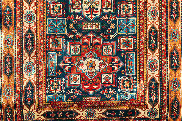 istock Oriental Persian Carpet Texture Background backdrop pattern. Oriental Persian Asian Carpets Background. east decor, oriental decoration backdrop, background 2234430420