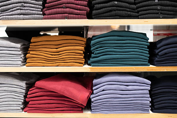 istock Lots of clothes on display 2234431325