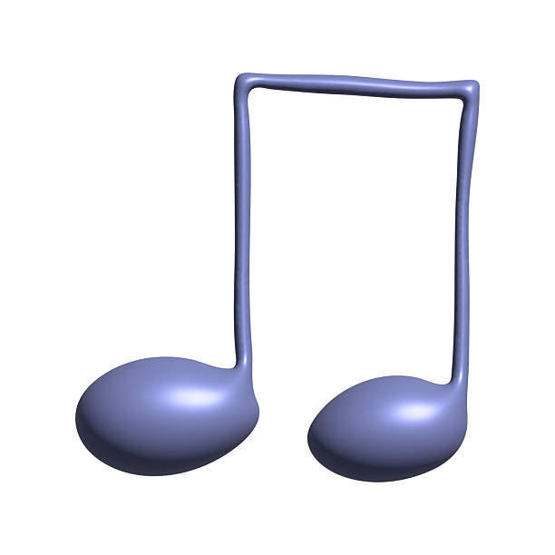 istock 3d music note. Hand drawn musical symbol. Single element for print, web, design, decor, logo 2234431751