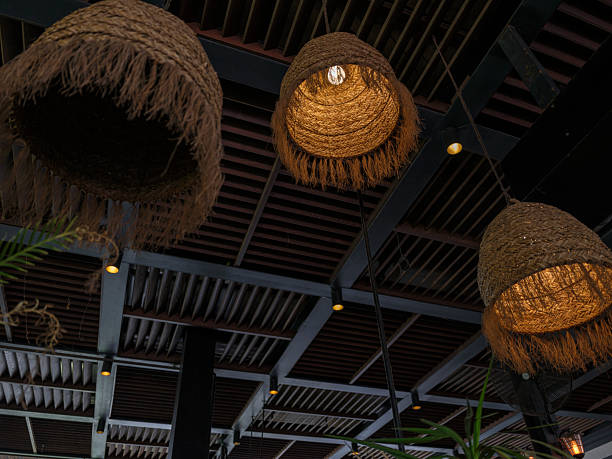 istock Decorative lamps in the restaurant 2234433190