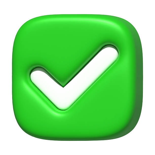 istock 3D Green Check Mark Icon Isolated on White Background. Approval Symbol for UI and Graphic Design. Illustration 2234436345