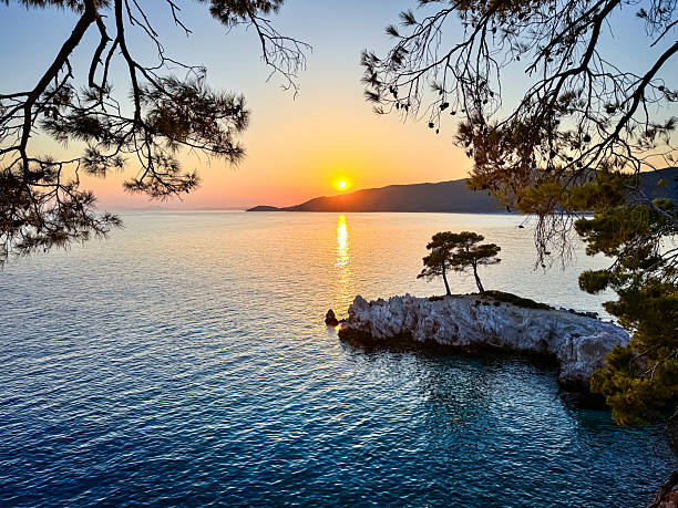 istock Amarandos cove Three trees (Mamma Mia!), Skopelos island, Greece 2234436644