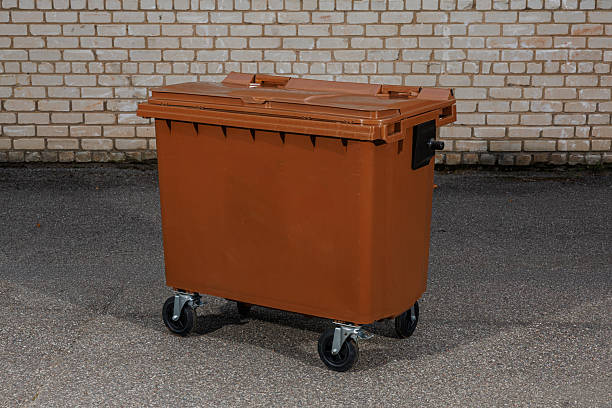 istock Large Brown Wheeled Bin for Organic Waste Collection 2234436734