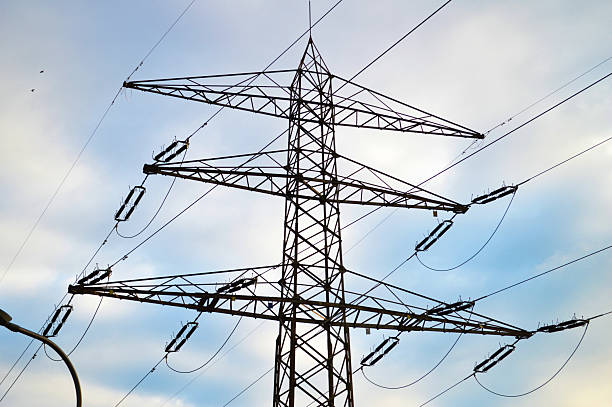 istock High Voltage Electricity Transmission Tower Against Sky 2234448985