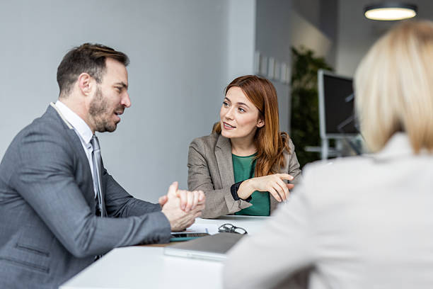 istock Businesspeople discussing during meeting in office 2234464497