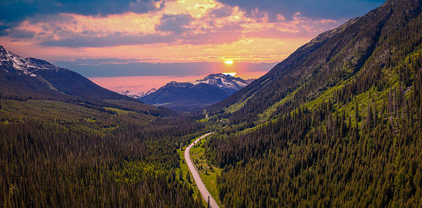 istock Scenic Sunset Over Sea to Sky Highway in Canada 2234464951