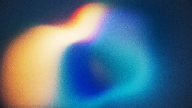 istock Vibrant light effect on black background. Abstract artistic background. Digital noise was added to emphasise the creativity and aesthetics of the image 2234468704