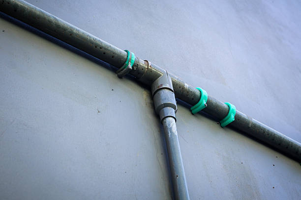 istock Installation of drinking water pipes in a house wall. 2234468727