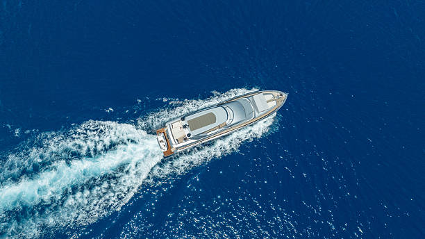 istock Super Yacht in Crystal Waters 2234470626