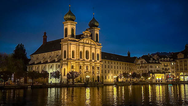 istock Evening Church on the Water 2234470874