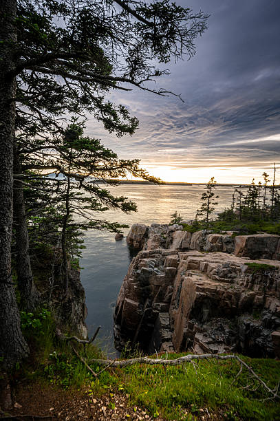 istock Rocky Maine Coastline at Sunset 2234470935