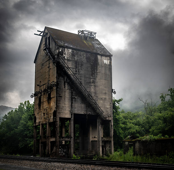 istock Misty Morning Railway Coal Station 2234471057