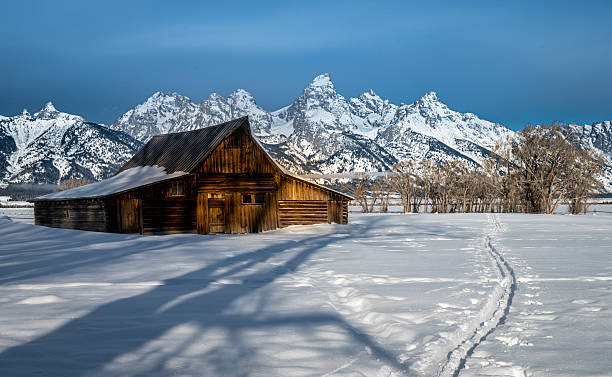istock Grand Teton  Winter Barn 2234471208