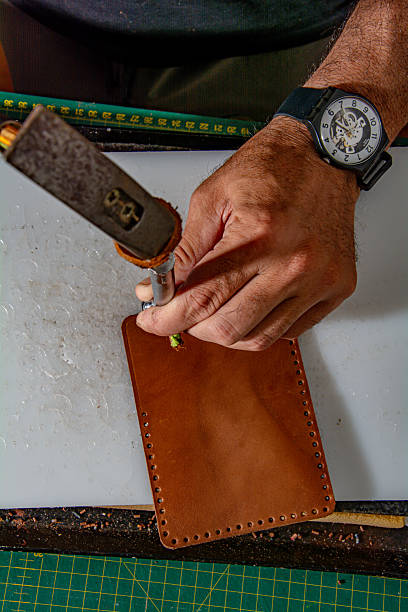 istock Workshop Scene: Hand-Stitching Leather - _DSC5154 2234472160