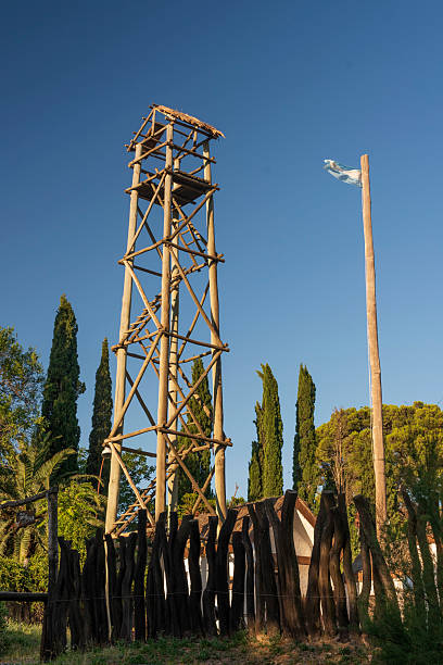 Mercedes Fort built in 1870 in Pedro Luro on the banks of the Colorado River in the province of La Pampa in Argentina