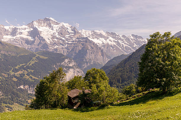 istock View towards the Jungfrau at Sulwald 2234478514