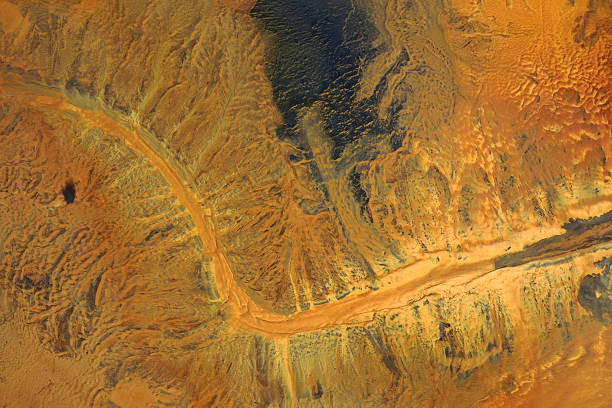 istock Aerial view of copper mining residuals in decanting lake 2234479809