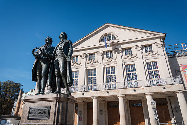 istock Historic Goethe and Schiller Monument in Weimar, Germany 2234483444