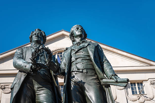 istock Goethe and Schiller Monument in Weimar Under Bright Blue Skies 2234483493