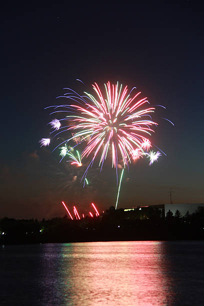 istock Fireworks over Wascana Lake 2234486475