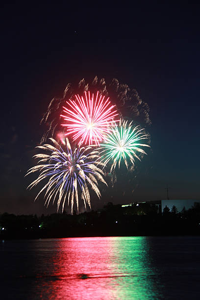 istock Fireworks over Wascana Lake 2234486513