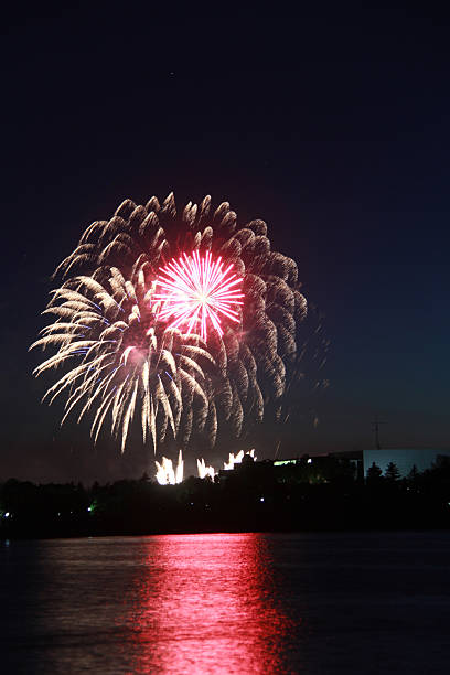 istock Fireworks over Wascana Lake 2234486527