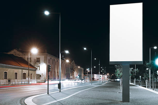 istock Night city billboard mockup 2234487603