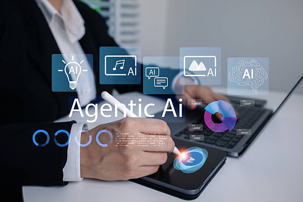 istock AI-Powered Data Protection concept, Businessman showing a glowing digital globe between AI and padlock icons. 2234487842