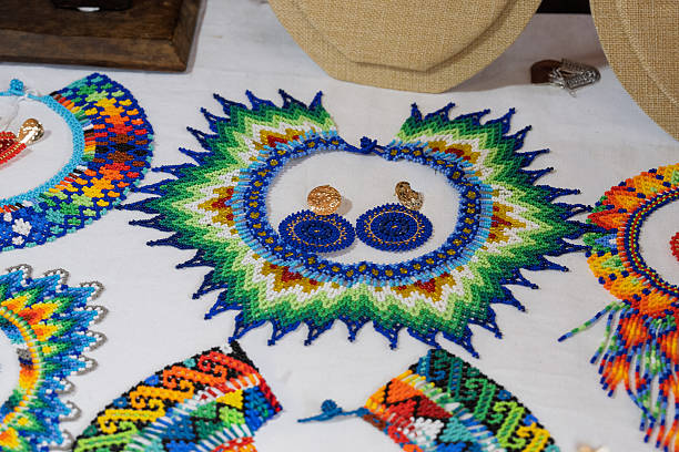 istock Colorful beaded necklaces and earrings 2234488715