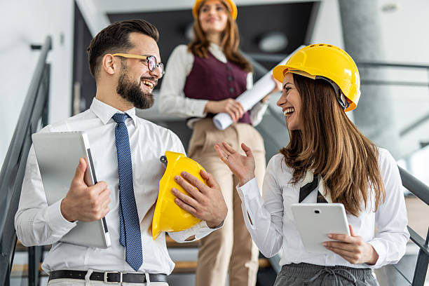istock Architects having a casual conversation on stairs 2234491309