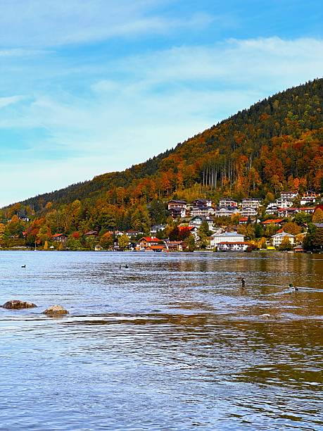 istock Ducks on a lake in a mountain village 2234495233