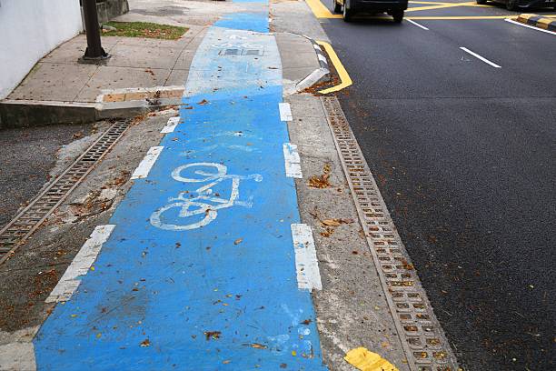 istock Bicycle path in Kuala Lumpur, Malaysia 2234496061