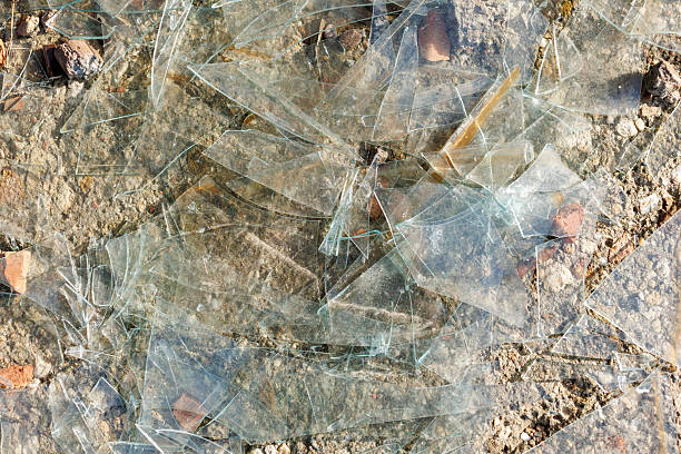 Broken glass background