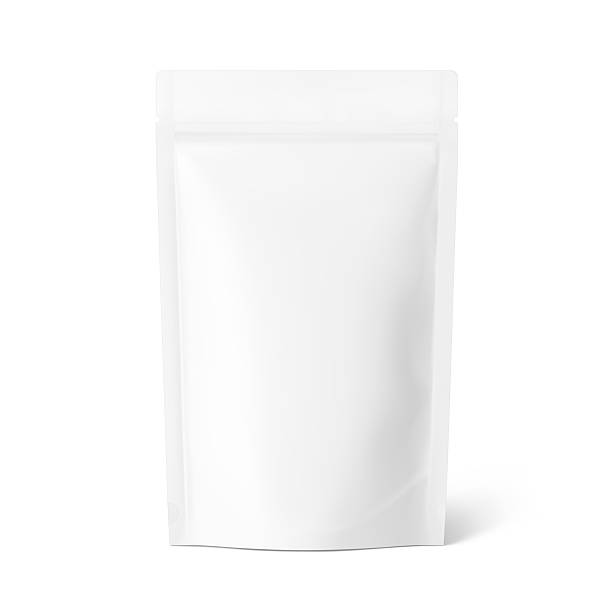 istock Realistic stand up pouch bag with zip lock mockup with transparent shadow. 2234499554