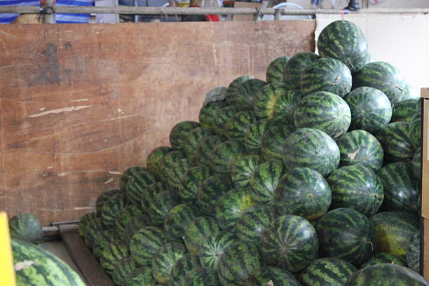 Watermelon Khlong Toei Market Bangkok