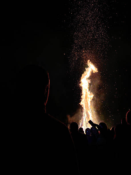 istock Bonfire night gathering under a starlit sky 2234504609