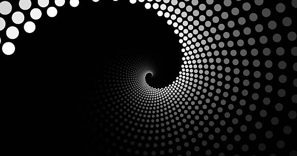 istock Modern circle line geometric banner abstract background in black gradient colors design. For landing page, book covers, brochures, flyers, magazines, any brandings, banners, headers, presentations, and more 2234506769