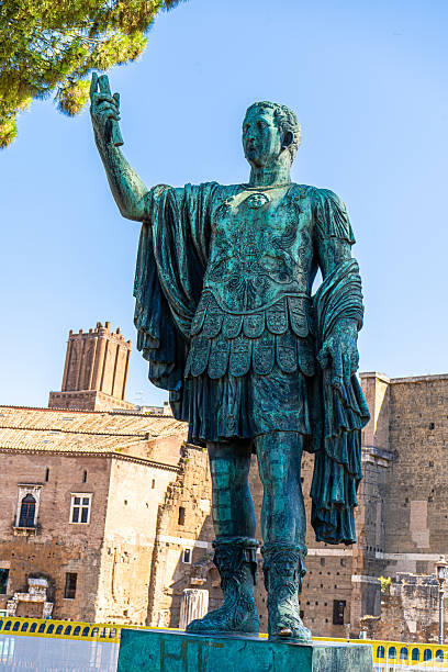 istock Gaius Julius Caesar Italian statue in Rome. Italy emperor monument 2234510893