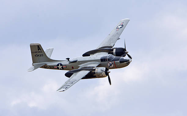 B-25J Mitchell fly-over