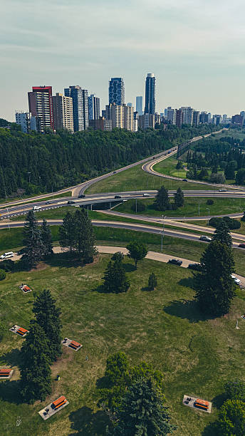 istock Edmonton Skyline with Green Park View 2234517339