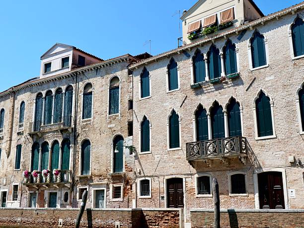 istock Aged Venetian Palazzi on Quiet Canal 2234520010